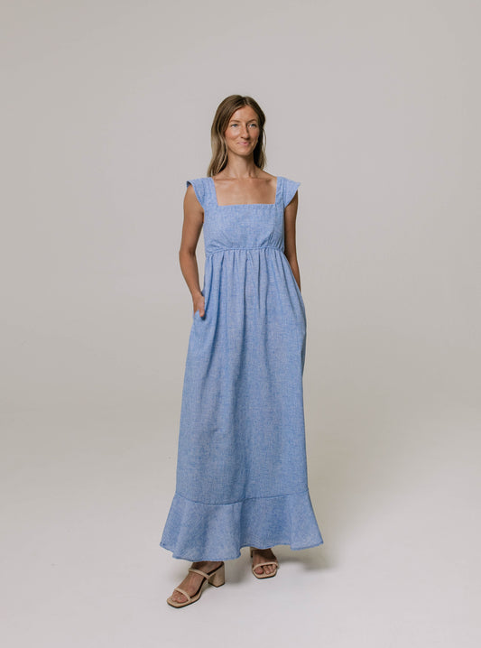 James Dress - Cornflower